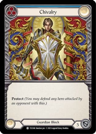 Chivalry — Round the Table: TCCxLSS Flesh and Blood card by Bastien Jez