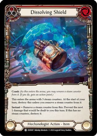 Dissolving Shield (Red) — Bright Lights