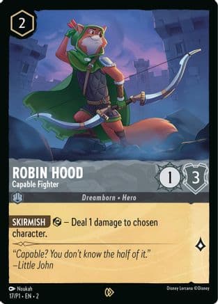 Robin Hood - Capable Fighter — Disney Lorcana Promo Cards