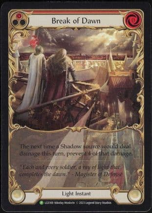 Break of Dawn (Red) - LGS169 — Flesh and Blood: Promo Cards