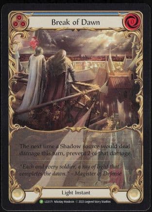 Break of Dawn (Blue) - LGS171 — Flesh and Blood: Promo Cards