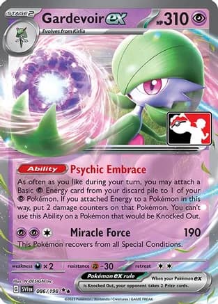 Gardevoir ex - 086/198 — Prize Pack Series Cards Pokémon TCG card by N-DESIGN Inc.
