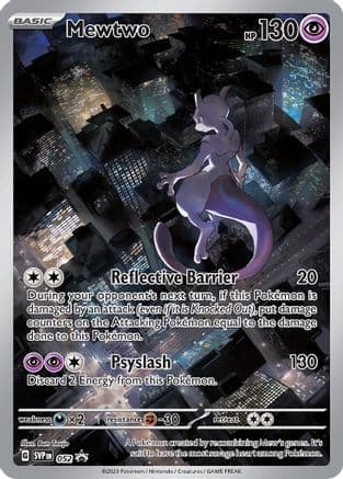 Mewtwo - 052 — SV: Scarlet & Violet Promo Cards Pokémon TCG card by Bun Toujo