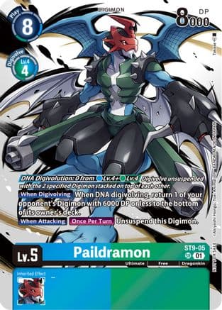 Paildramon (Tamer Party Pack -The Beginning-) — Starter Deck 09: Ultimate Ancient Dragon Digimon Card Game card by Takase