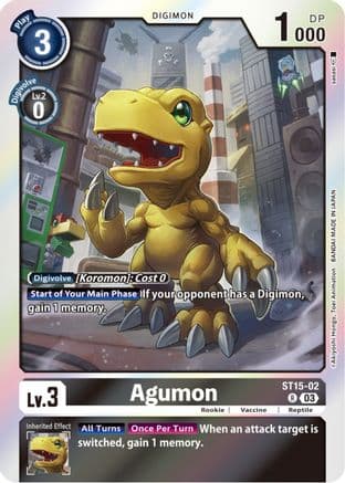 Agumon — Digimon Card Game card