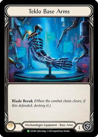 Teklo Base Arms - LGS188 — Flesh and Blood: Promo Cards