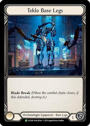 Teklo Base Legs - LGS189 — Flesh and Blood: Promo Cards