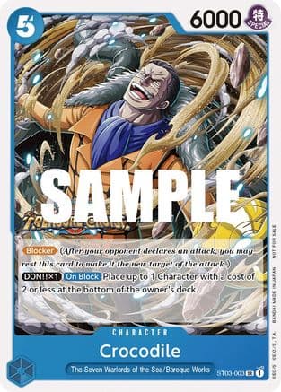 Crocodile (Tournament Pack Vol. 5) — One Piece Promotion Cards