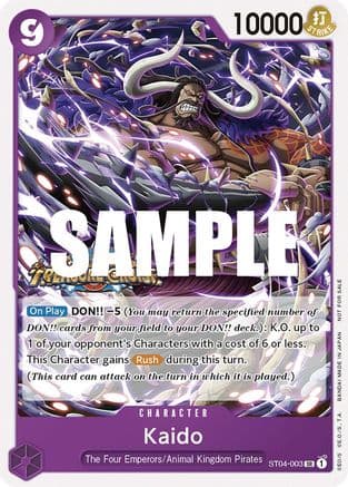 Kaido (Tournament Pack Vol. 5) — One Piece Promotion Cards
