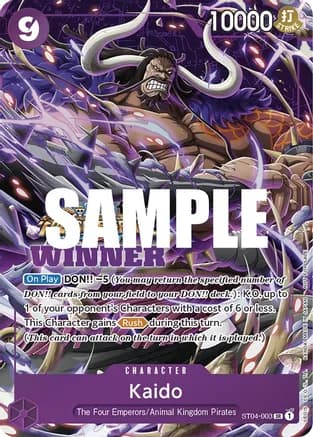 Kaido (Winner Pack Vol. 5) — One Piece Promotion Cards