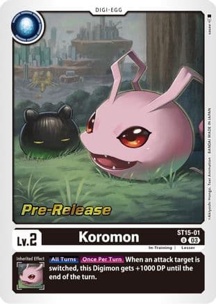 Koromon — Digimon Card Game card