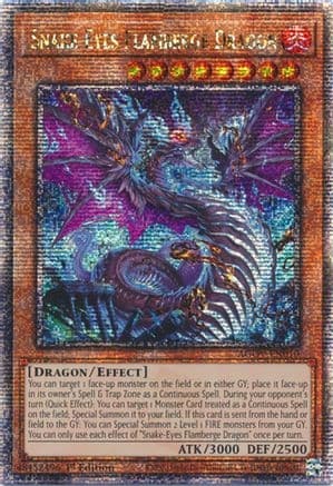 Snake-Eyes Flamberge Dragon (Quarter Century Secret Rare) — Age of Overlord