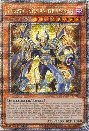 Imsety, Glory of Horus (Quarter Century Secret Rare) — Age of Overlord