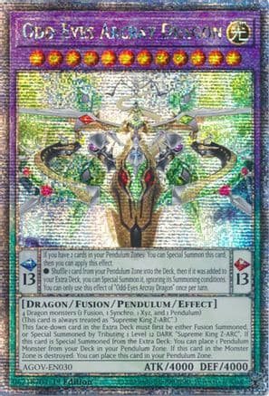 Odd-Eyes Arcray Dragon (Quarter Century Secret Rare) — Age of Overlord