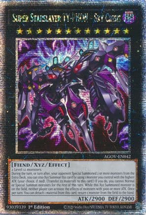 Super Starslayer TY-PHON - Sky Crisis (Quarter Century Secret Rare) — Yu-Gi-Oh! card