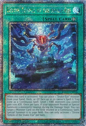 Divine Temple of the Snake-Eye (Quarter Century Secret Rare) — Age of Overlord