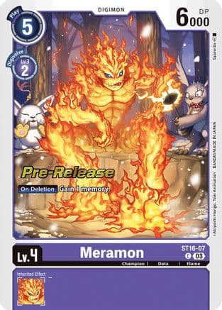 Meramon — Starter Deck 16: Wolf of Friendship Pre-Release Cards