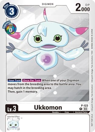 Ukkomon - P-123 (NYCC 2023 Demo Deck) — Digimon Demo Deck Exclusive Cards