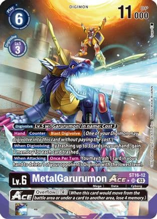 MetalGarurumon ACE (Alternate Art) — Digimon Card Game card