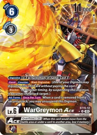 WarGreymon ACE (Alternate Art) — Digimon Card Game card