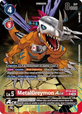 MetalGreymon ACE (English Exclusive Alternate Art) — Blast Ace