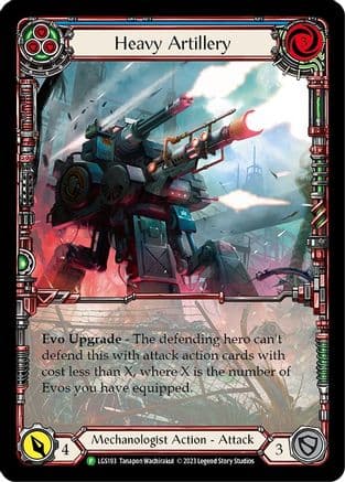 Heavy Artillery (Blue) - LGS193 — Flesh and Blood: Promo Cards