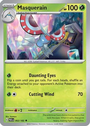 Masquerain — SV04: Paradox Rift Pokémon TCG card by 5ban Graphics