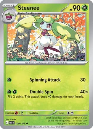Steenee — SV04: Paradox Rift Pokémon TCG card by Kariya