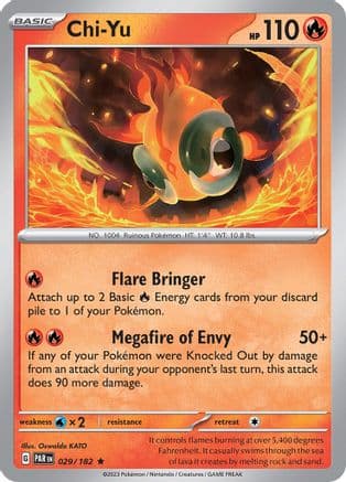 Chi-Yu — SV04: Paradox Rift Pokémon TCG card by Oswaldo KATO