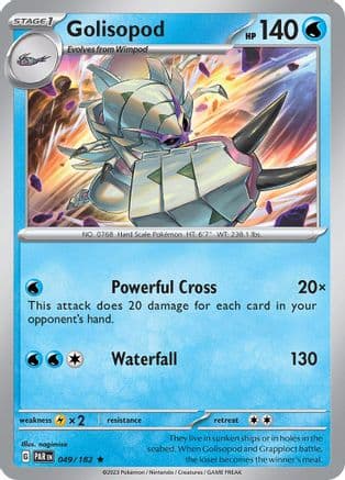 Golisopod — SV04: Paradox Rift Pokémon TCG card by nagimiso