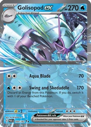 Golisopod ex - 050/182 — SV04: Paradox Rift Pokémon TCG card by N-DESIGN Inc.
