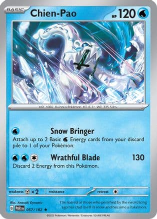 Chien-Pao — SV04: Paradox Rift Pokémon TCG card by Anesaki Dynamic