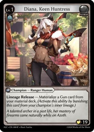Diana, Keen Huntress — Alchemical Revolution