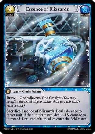 Essence of Blizzards — Alchemical Revolution Starter Decks