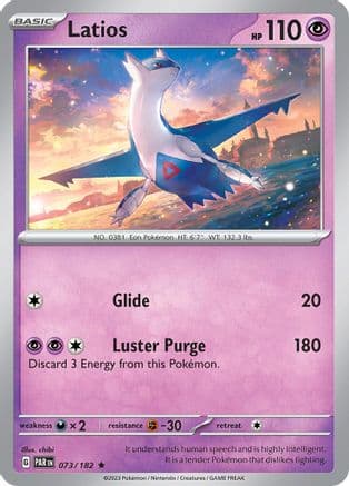 Latios — SV04: Paradox Rift Pokémon TCG card by chibi