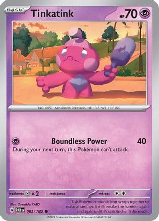 Tinkatink - 083/182 — SV04: Paradox Rift Pokémon TCG card by Oswaldo KATO