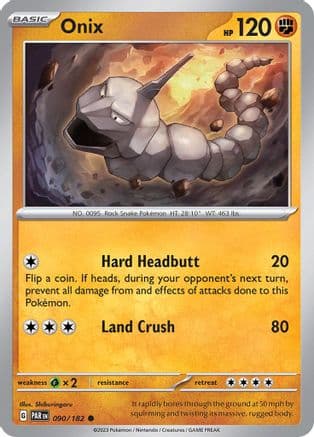 Onix — SV04: Paradox Rift Pokémon TCG card by Shiburingaru