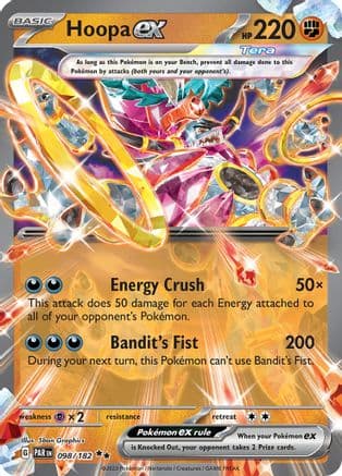 Hoopa ex — SV04: Paradox Rift Pokémon TCG card by 5ban Graphics