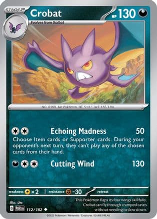 Crobat — SV04: Paradox Rift Pokémon TCG card by Uta