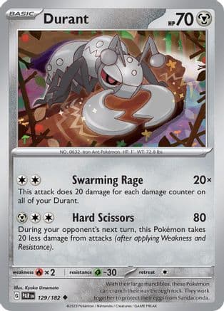 Durant — SV04: Paradox Rift Pokémon TCG card by Kyoko Umemoto