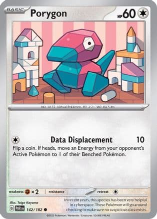 Porygon — SV04: Paradox Rift Pokémon TCG card by Taiga Kayama