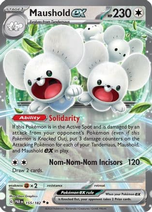 Maushold ex — SV04: Paradox Rift Pokémon TCG card by 5ban Graphics