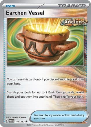 Earthen Vessel — SV04: Paradox Rift Pokémon TCG card by AYUMI ODASHIMA