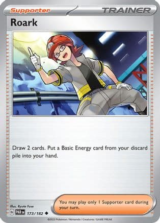 Roark — SV04: Paradox Rift Pokémon TCG card by Ryuta Fuse