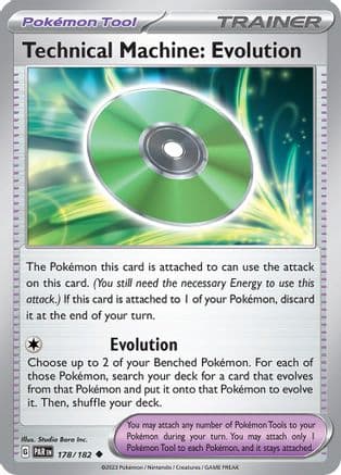 Technical Machine: Evolution — SV04: Paradox Rift Pokémon TCG card by Studio Bora Inc.