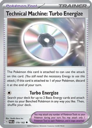 Technical Machine: Turbo Energize — SV04: Paradox Rift Pokémon TCG card by Studio Bora Inc.