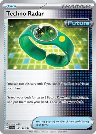 Techno Radar — SV04: Paradox Rift Pokémon TCG card by inose yukie