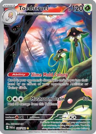 Toedscruel - 185/182 — SV04: Paradox Rift Pokémon TCG card by KEIICHIRO ITO