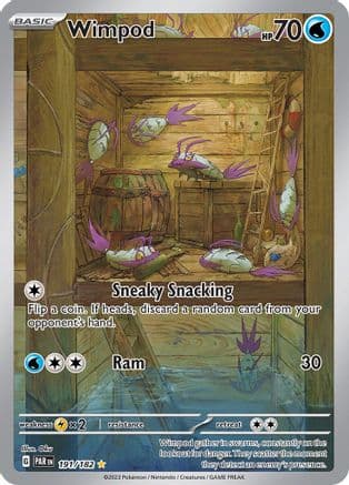 Wimpod - 191/182 — SV04: Paradox Rift Pokémon TCG card by Oku