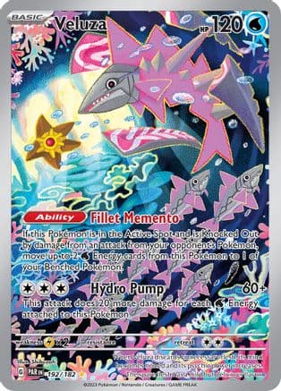 Veluza - 192/182 — SV04: Paradox Rift Pokémon TCG card by Shibuzoh.
